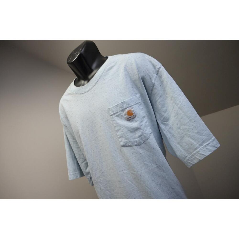 Carhartt Tee Shirt Work Wear Short Sleeve Loose Fit Speckled Mens Sz 2XL XXL